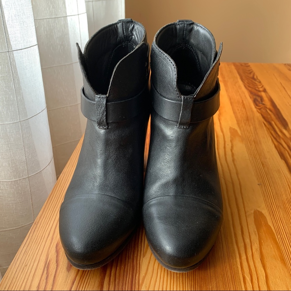 Rag & Bone Black Harrow Boots